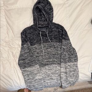 Heritage Black and Gray Crewneck Sweater